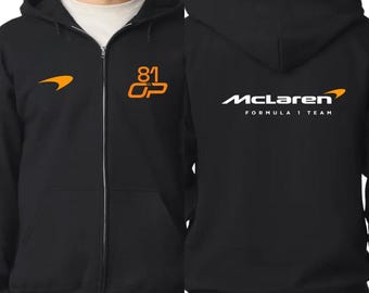 Oscar Piastri Gildan Full Zip Hoodie: OP81 Racing Sweatshirt