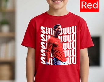Cristiano Ronaldo Goal Celebration Shirt, CR7 Siuuu Soccer T-shirt, Comfort Colors Tee