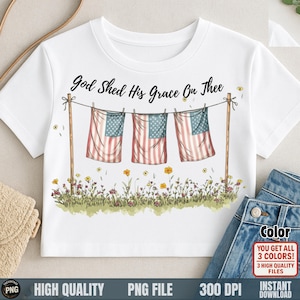Vintage American Flag PNG: Rustic 4th of July Clipart (Digital Download)