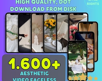 1600+ Faceless Videos, Cozy Lifestyle Reels Pack (Digital Download), Girl Boss