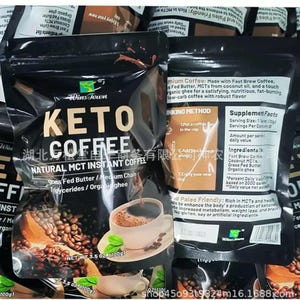 Wint Town Keto Coffee: natuurlijke MCT-oploskoffie, vetverbrandende melange