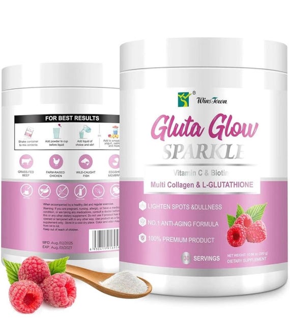 glutathione asian glow Gluta Sparkle Vitamin C & Biotin L-glutathione Supplement 300g Skin, Hair, Nails Losing Fat And AOD Lighten Spots Size:20mg Nasal Spray