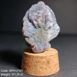 101.25 ct Purple Sapphire Flower – Luc Yen Collector Crystal with Rare Star-Like Formation