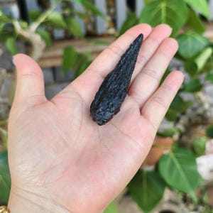 Exceptionally Straight Needle Form | 24.70g Vietnam Natural Tektite Specimen