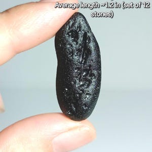 44g Tektite Energy Stones – Raw Black Meteorite from Vietnam | Healing or Jewelry Supply