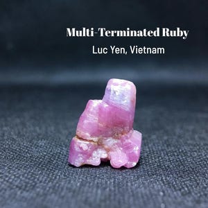 Multi-Terminated Ruby Cluster | 43.35 ct Luc Yen Vietnam Ruby Specimen