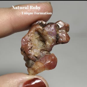 Unique Natural Ruby Formation | 57.25 ct Luc Yen Vietnam Mineral Specimen