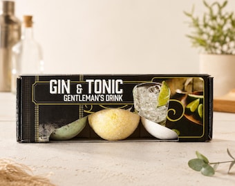 Gin & Tonic Bath Bomb Gift Set Christmas Gift for Gin Lovers