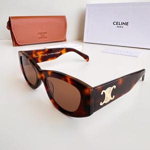 Gafas de sol vintage de lujo para mujer, regalo de cumpleaños.