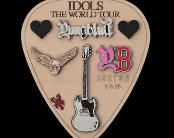 Yungblud Guitar Pick Magnet - Commemorative Boston Show