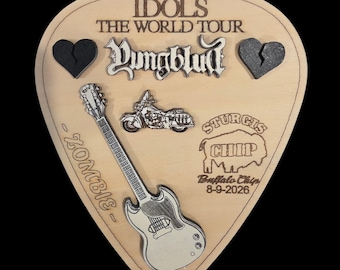 Yungblud Guitar Pick Magnet - Sturgis Buffalo Chip Show