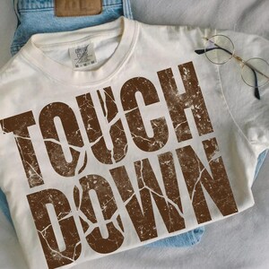 Football Touchdown Bow Png, Game Day Football Png, Preppy Football Shirt Design, Fall Football Png, Football Mama Png, Football Sublimation