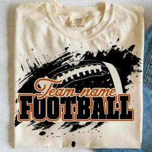 Custom Football Team Name Png, Custom School Spirit Png, School Football Team Png, Football Logo Png, Custom Sport Png, Custom School Mascot