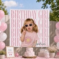 Birthday Photo Banner, Customizable Party Decor, Personalized Birthday Decorations, Fun Disco Ball Event Banners for Any Age