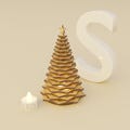 Lantern - Christmas Tree S: Laser cut files download, 3mm 4mm. Winter holidays LED light holder. Christmas table decor