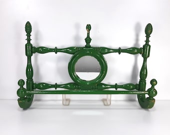 Antique/Vintage Wooden Wall Shaving Mirror Rack Wall Towel Holder