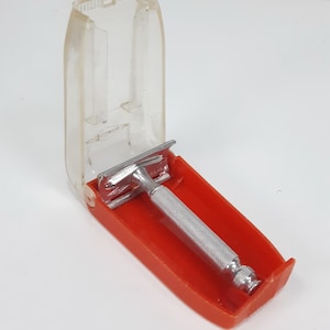Vintage 50s Gillette Ball End TECH DE Safety Razor made in England with box