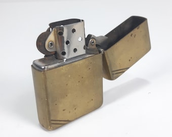 Vintage Brass American Classic Series 1937/39 Zippo Lighter 1991 Pat 2032695 E V