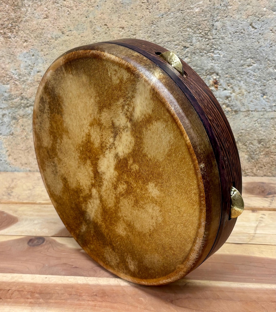 Bass Thing String Instrument Tunable Hybrid Bass Tambourine/pandeiro-tamburello-kanjira) /10”/wenge ...