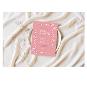 Cute Bridal Shower Invitation Template