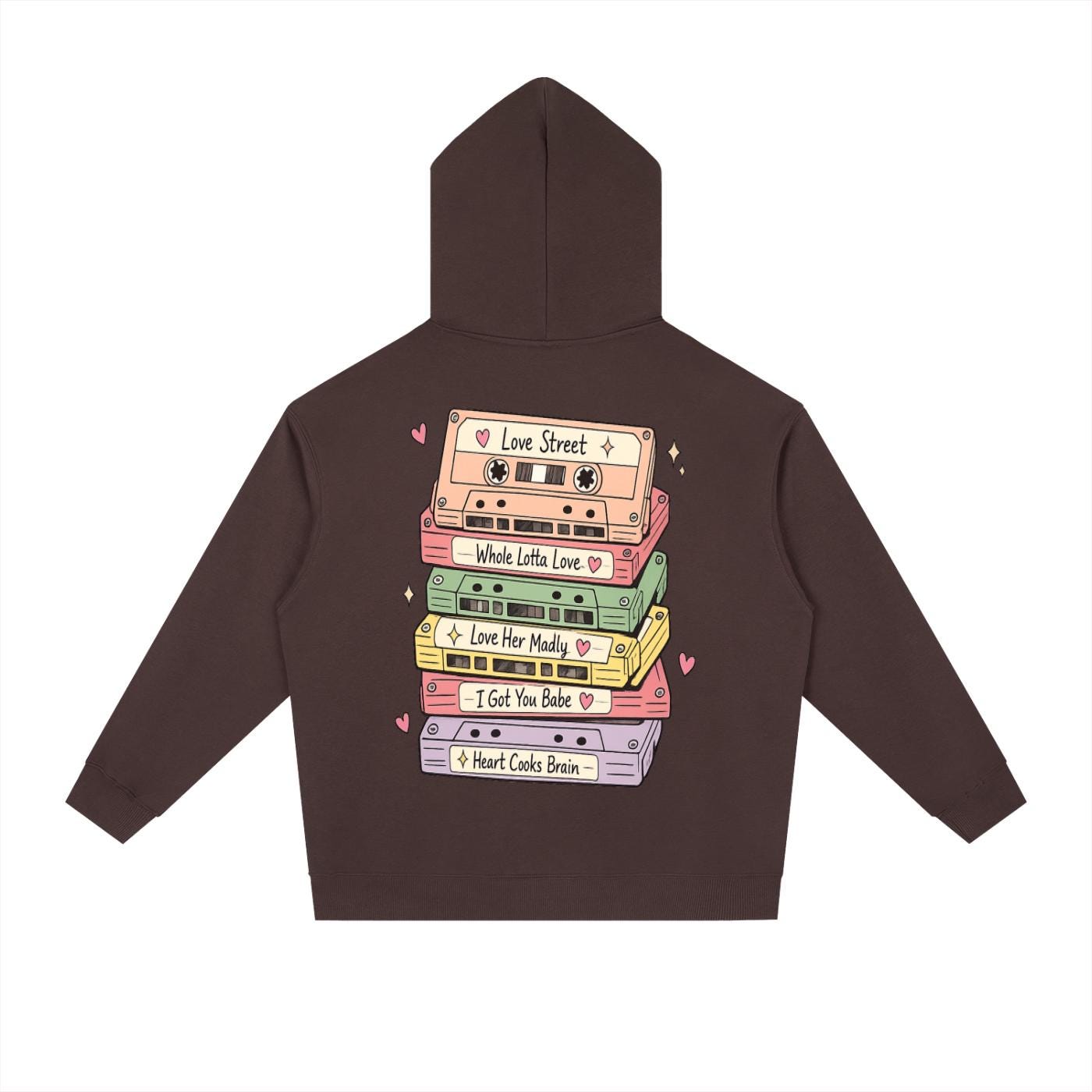 Felpa Con Cappuccio Ufficiale Led Zeppelin IV Simboli – Nero, 80% Cotone, Band Merch Originale - 3