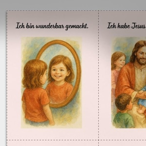 52 Biblische Affirmationskarten für Kinder mit Vers