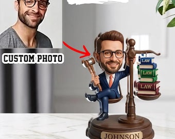 Jurist Bobblehead kundenspezifisches Bürodekor Bürodekor für Anwälte