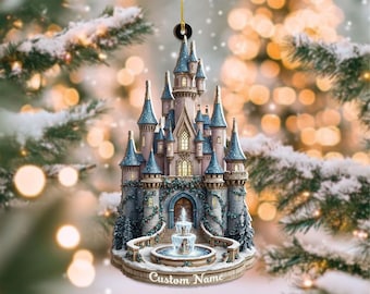 Disney クリスマス城の装飾品 Disney クリスマスツリー お城の装飾品 イルミネーション シンデレラ城