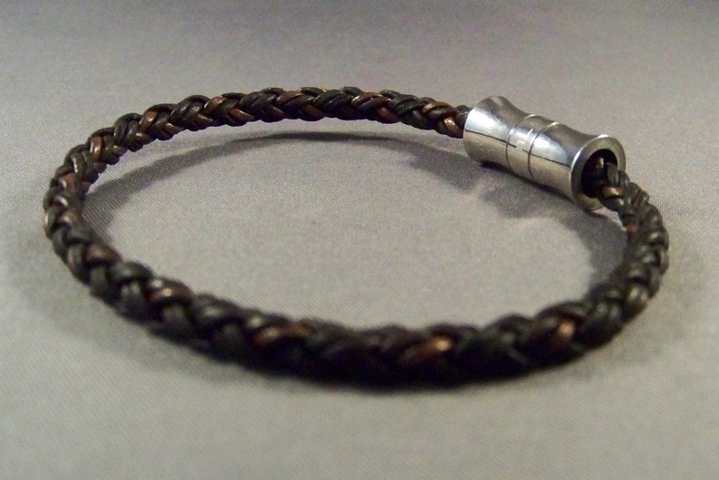 Mens Braided Leather Bracelet Womens Wrist Gifts For Him Her