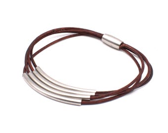Minimalist Leather Bracelet for Women