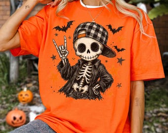 Ghost Halloween Young Shirt, Pumpkin Halloween Shirt, Toddler Halloween T-Shirt, Kids Shirt, Spooky Season Gift, Family Halloween Tshirt