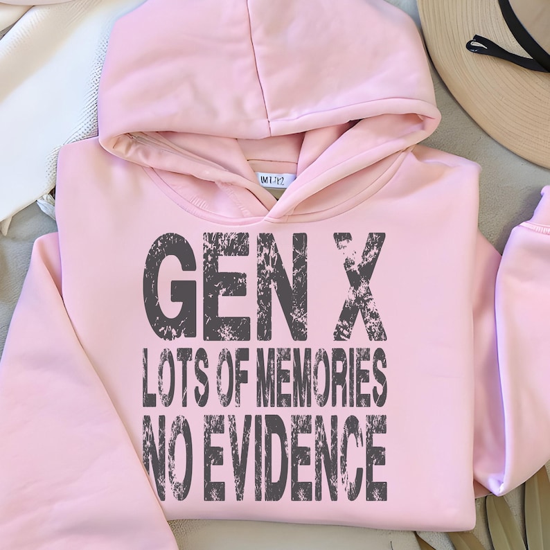 Gen X Sweatshirt, Funny 90s Retro Pullover, Lots of Memories No Evidence Sweater, Sarcastic Unisex Sweatshirt, Vintage Style Gift immagine 7