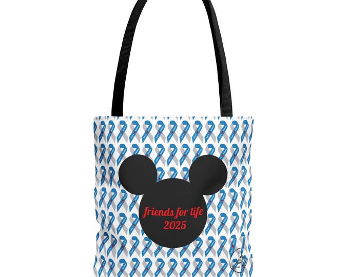 Friends for Life at Disney World Diabetes Awareness Tote Bag, Gift for Diabetic Disney Lovers, 2025 Event Bag