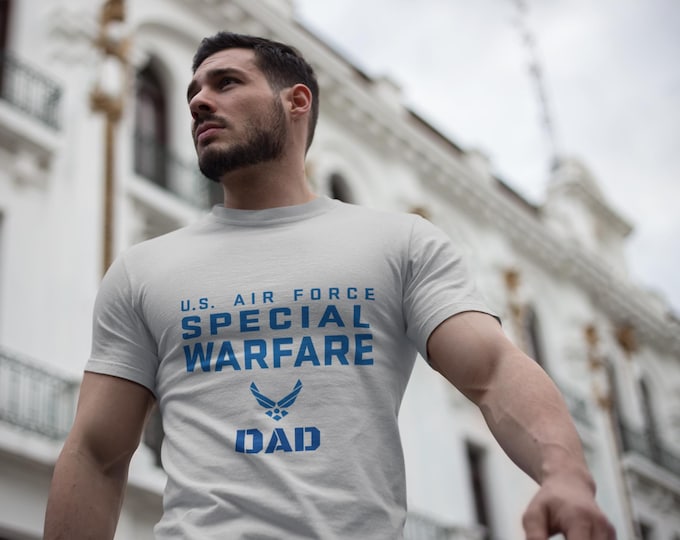 U.S. Air Force Special Warfare Dad T-Shirt, Special Warfare Tee, Gift for Military Fathers, Patriotic, Airman Dad Shirt, Father's Day Gift