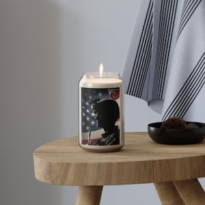 U.S. Air Force Patriotic Scented Candle, Tribute to Heroes, Military Candle for Veterans, USA Decor, Gift for Hero&#39;s Day, Home Fragrance