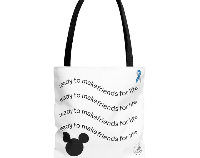 Friends for Life Diabetes Awareness Tote Bag, Disney Diabetic, Gift for Friends, Summer 2025,