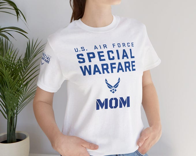 Air Force Special Warfare Mom Tee, Special Warfare Shirt, Military Pride Shirt, Gift for Military Moms, Personalized T-Shirt