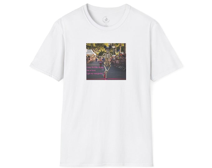RunDisney Skeleton Finish Line T-Shirt, Disney Running Shirt, Mickey Hat, Margaritas, Funny Workout Tee, Unisex Softstyle Top