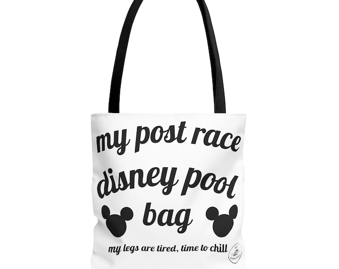 RunDisney Resort Pool Tote Bag, Post-Race Disney Bag, Disney Pool Accessory, Mickey Mouse Theme, Perfect Gift for Disney Lovers