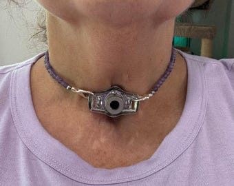 Beaded Trach Collars by Stacey - (from 0.5" to 15" in length) 4mm Beads