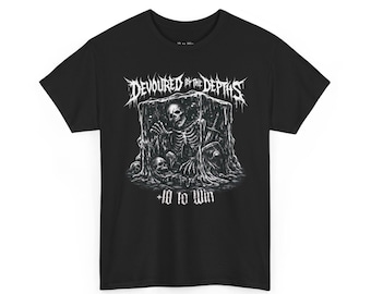 Gelatinous Cube T-Shirt Devoured by the Depths | Dark Fantasy RPG Apparel
