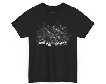 Roll for Initiative Shirt, Grimdark Goblin Horde Tee, DnD Shirt, TTRPG Apparel, Dungeon Master Gift, Fantasy RPG Shirt, Gamer Shirt