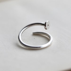 Personalised Silver Nail Ring image 7