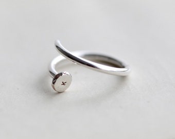 Personalised Silver Nail Ring