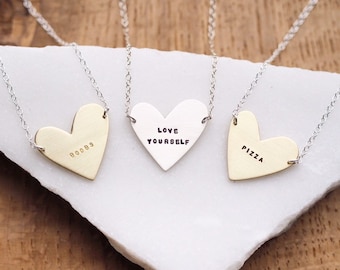 Personalised Heart Necklace