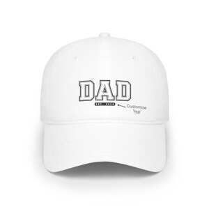 Custom Dad Low Profile Baseball Cap | Perfect Gift for Father&#39;s Day, Casual Wear, Personalized Hat, Everyday Accessory, Summer Style