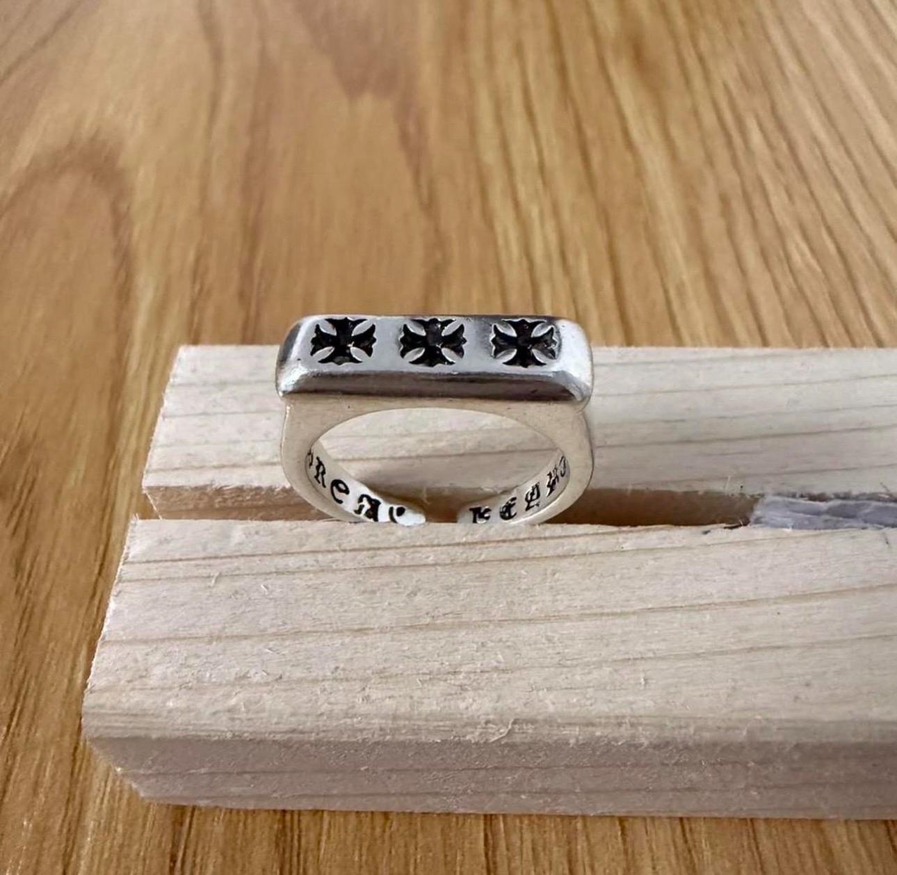 Triple Cross Ring - Etsy