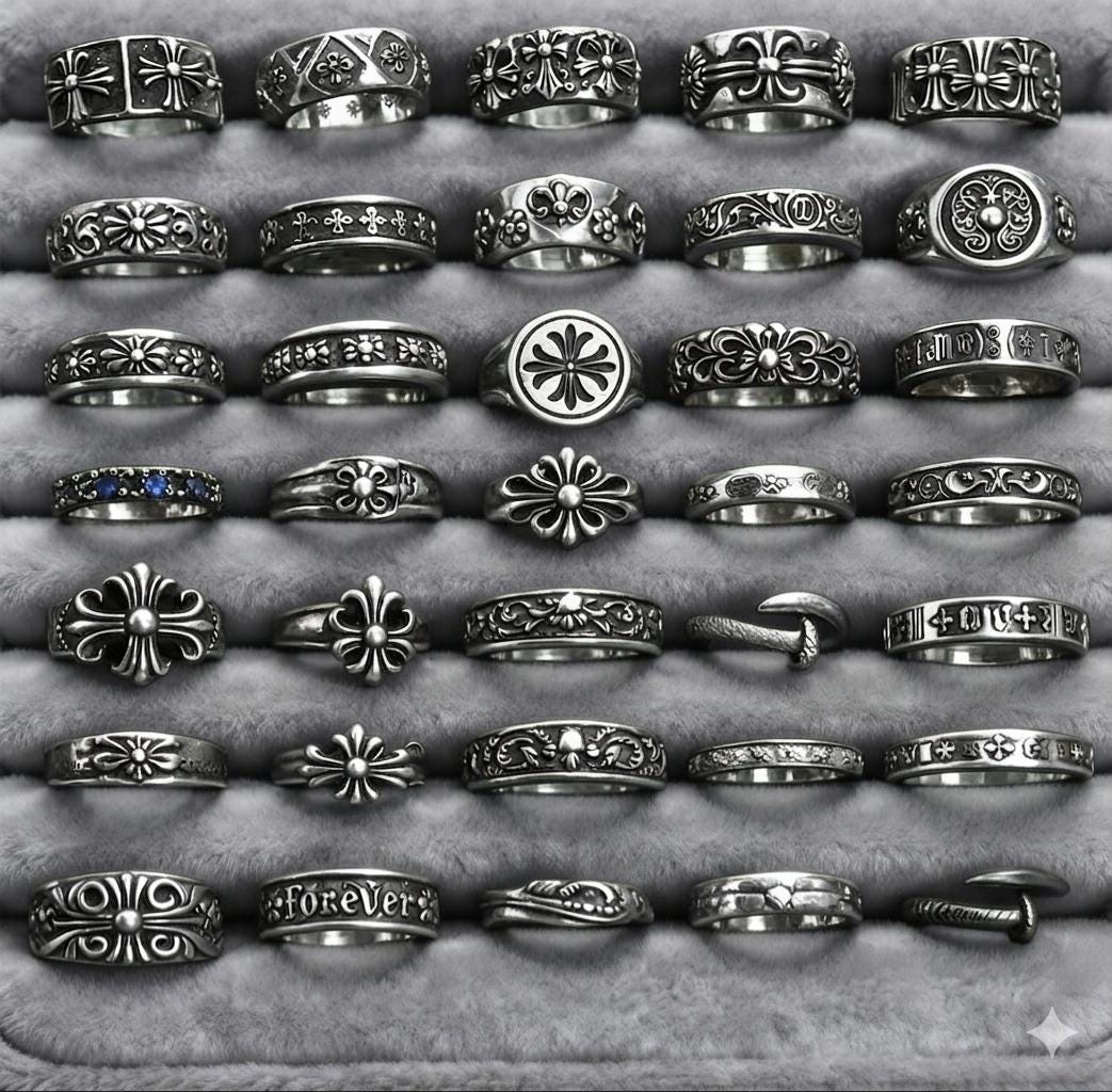 Vintage biker ring - Etsy 日本