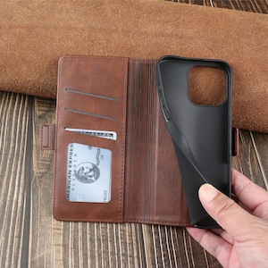 Thin Smooth Leather Wallet Case for For iPhone 17 / 17 Air / 17 Pro / 17 Pro Max