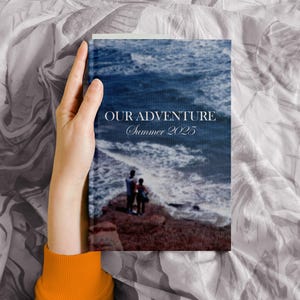 Personalized Adventure Book Hard Cover, Photo Adventure Book Printing, Wedding gift Adventure Book, Custom Scrapbook for Couple
